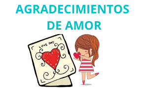 Ejemplos de Agradecimientos de amor