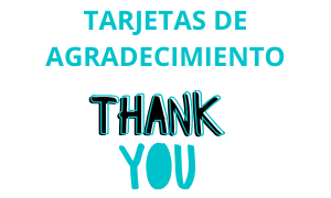 Ejemplo de Tarjetas de Agradecimiento