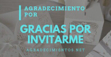 Gracias por invitarme
